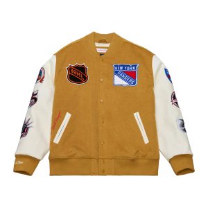 Mitchell & Ness Rangers Dusted Collection Varsity Jacket