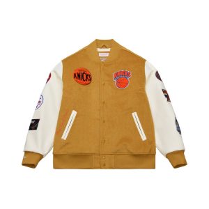 Mitchell & Ness Knicks Dusted Collection Varsity Jacket