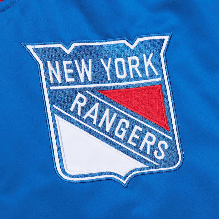 Mitchell & Ness Rangers Primetime Heavyweight Satin Jacket - Image 5