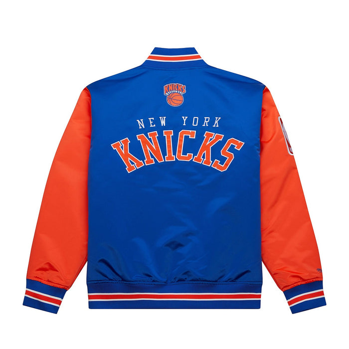 Mitchell & Ness Knicks Primetime Heavyweight Satin Jacket - Image 2