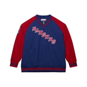 Mitchell & Ness Rangers Wordmark Nylon Pullover Jacket