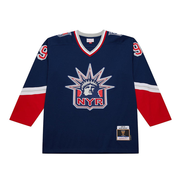 Mitchell & Ness Rangers 1996 Wayne Gretzky Power Play Jersey - Image 2