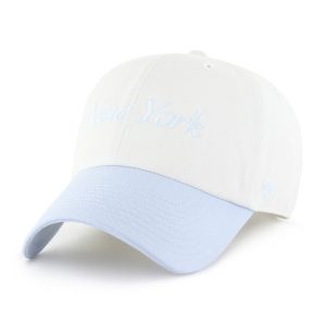 '47 Brand Knicks Sandstone/Light BlueTwo Tone Foundation Script Clean Up