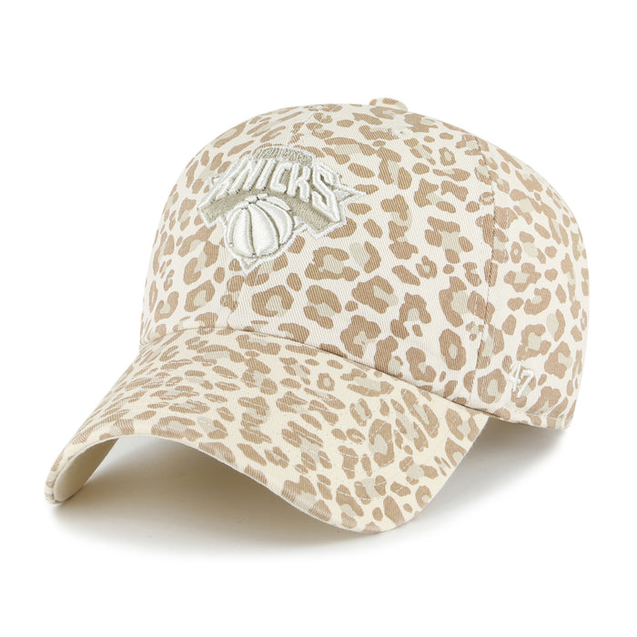 Women's '47 Brand Knicks Natural Panthera Clean Up