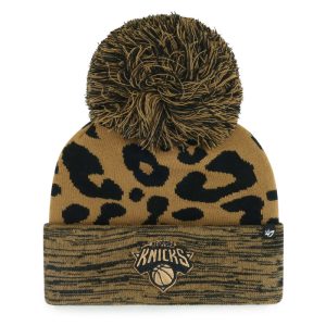 Women's '47 Brand Knicks Rosette Cuff Pom Knit