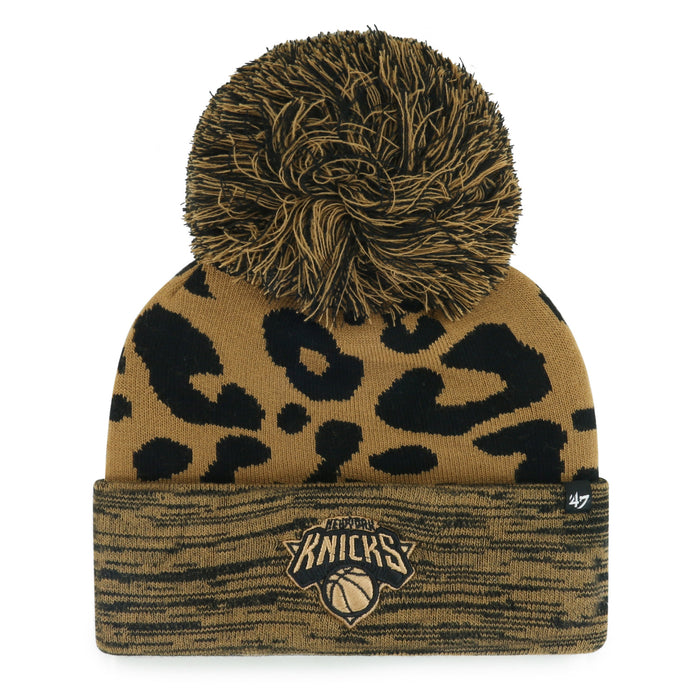 Women's '47 Brand Knicks Rosette Cuff Pom Knit