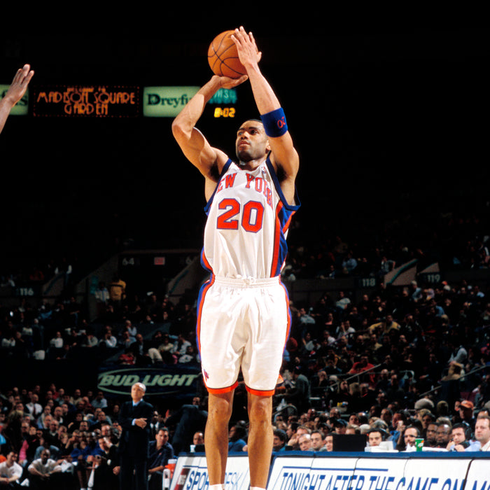 Allan Houston New York Knicks Legend Package: Autographed Jersey and Photo - Image 2