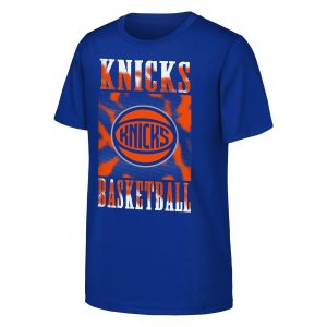 Youth Knicks Garage Hero Royal Tee