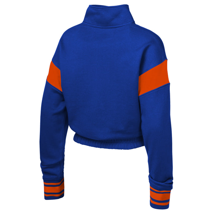 Youth Girls Knicks Box Out Fashion Quarter Zip - Image 2