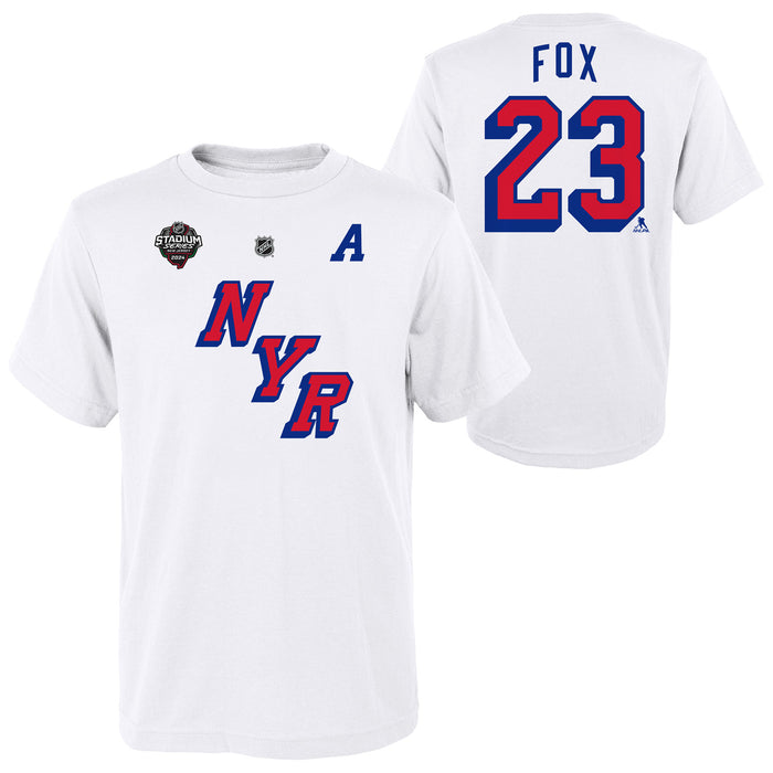 Youth Adam Fox Stadium Series 2024 Name & Number Tee - Image 3