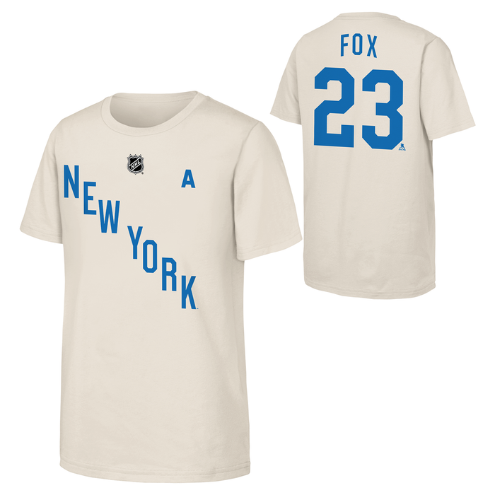Youth Adam Fox Rangers Winter Classic Name & Number Tee