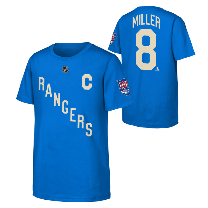Youth Centennial Captain J.T. Miller Name & Number Tee - Image 3