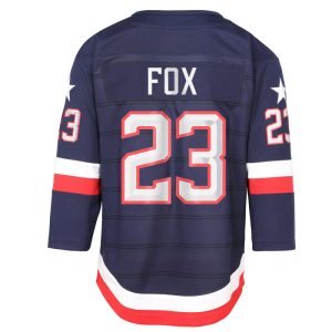 Youth Adam Fox USA 4 Nations 2025 Premier Jersey
