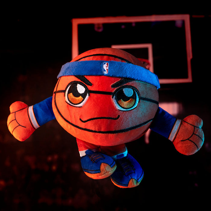 Uncanny Brands Knicks Basketball 8" Kuricha Sitting Plush - Image 3