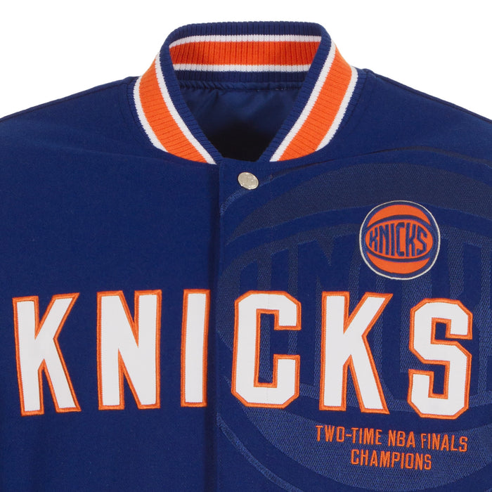 JH Design Knicks Two-Tone Reversible Wool Jacket - Image 7