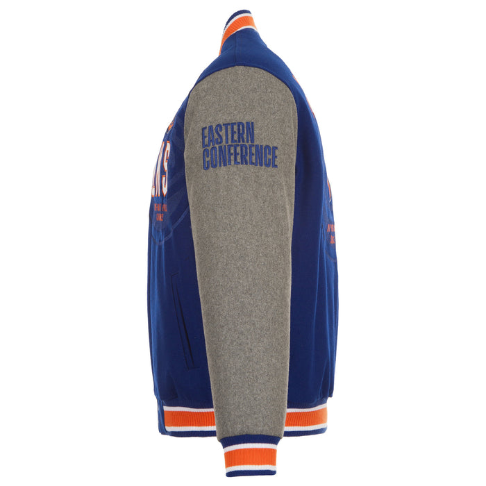 JH Design Knicks Two-Tone Reversible Wool Jacket - Image 5