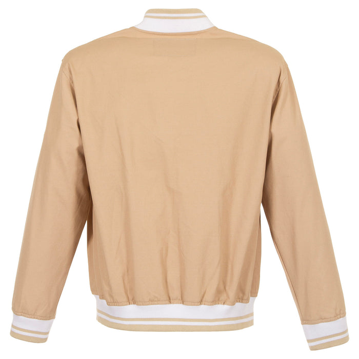 JH Design Knicks Tan Lightweight Canvas Jacket - Image 2