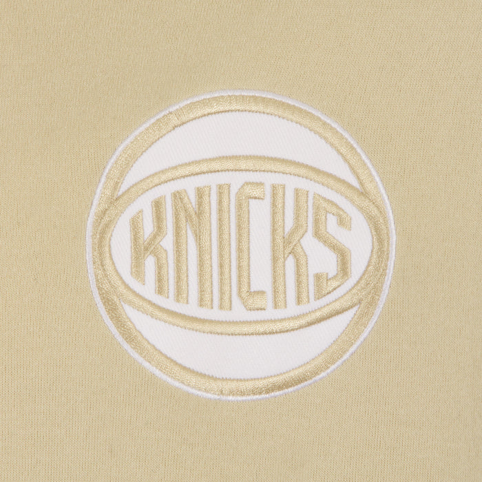 JH Design Knicks Reversible Tan/White Varsity Jacket - Image 5