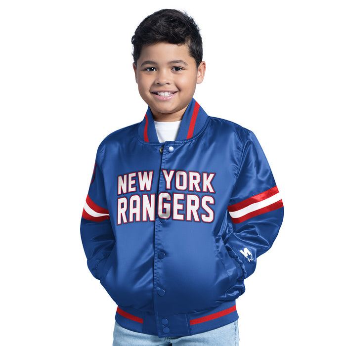 Youth Starter Rangers Scrimmage Varsity Jacket - Image 2