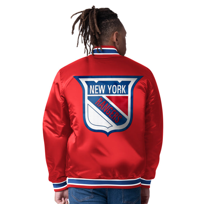 Starter Rangers Closer Reversible Satin Jacket - Image 4