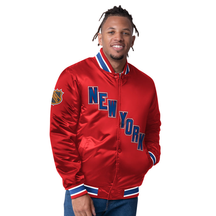Starter Rangers Closer Reversible Satin Jacket - Image 2