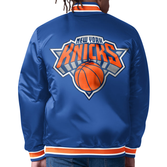 Starter Knicks Closer Reversible Satin Jacket - Image 3