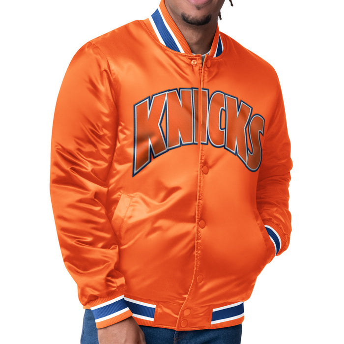 Starter Knicks Closer Reversible Satin Jacket - Image 2