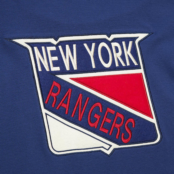 Mitchell & Ness Rangers Vintage Logo Lightweight Thermal Hoodie - Image 3