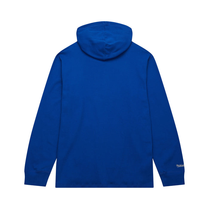 Mitchell & Ness Knicks Vintage Logo Lightweight Thermal Hoodie - Image 2