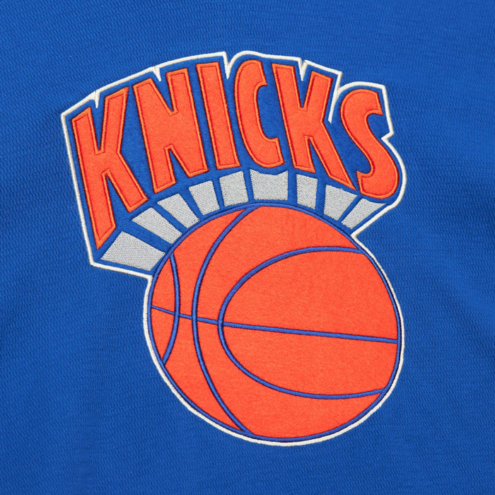 Mitchell & Ness Knicks Vintage Logo Lightweight Thermal Hoodie - Image 3