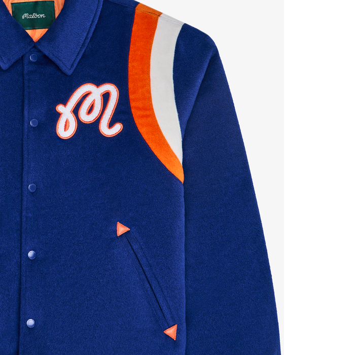 Malbon x Knicks The Garden Varsity Jacket - Image 4