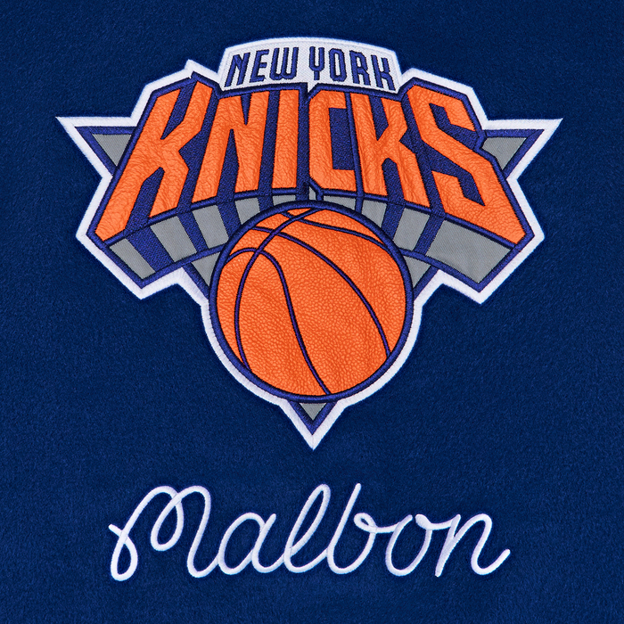 Malbon x Knicks The Garden Varsity Jacket - Image 3