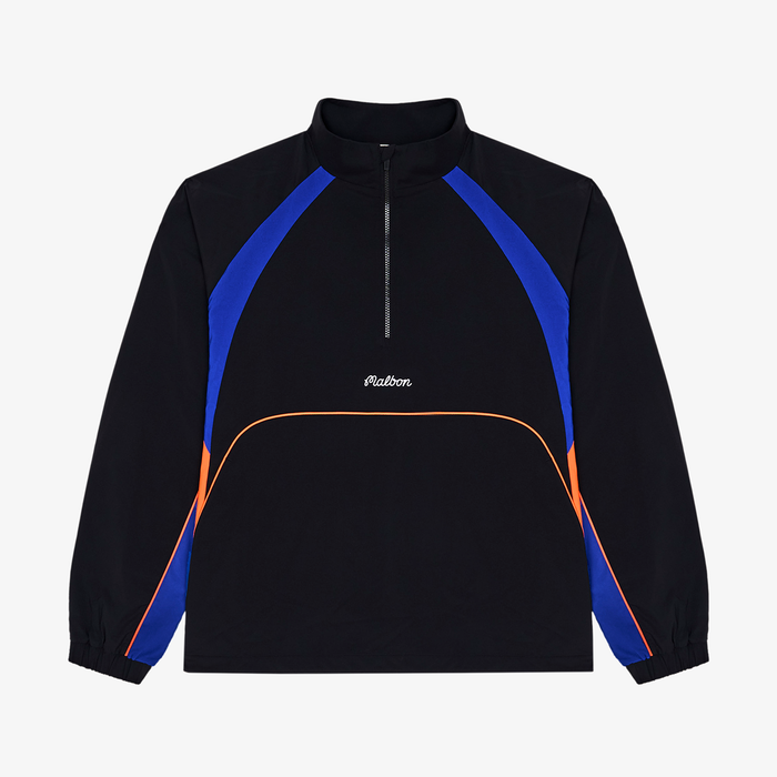 Malbon x Knicks Black Baseline Quarter Zip