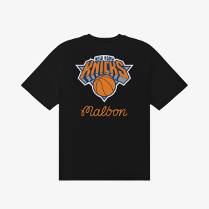Malbon x Knicks Black Bermuda Courtside Tee