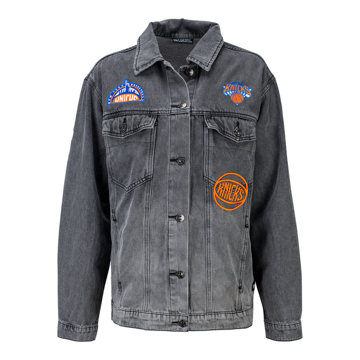 Women's Wild Collective Knicks Ombre Denim Jacket