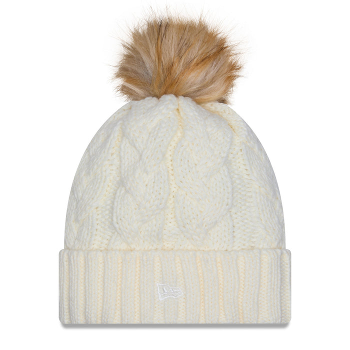 Women's New Era Knicks Fur Chrome Knit Pom - Image 2