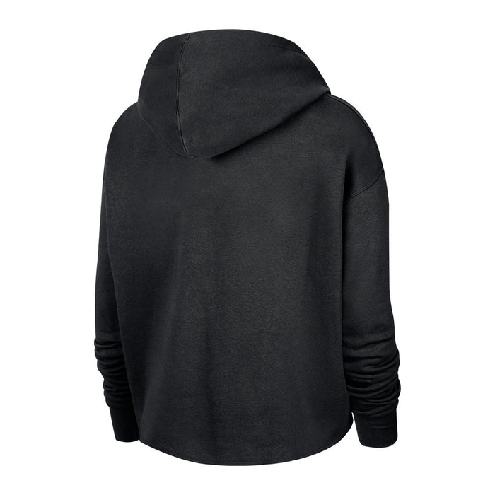 Knicks Women's Nike City Edition NYC Swoosh Cropped Hoodie - Image 2