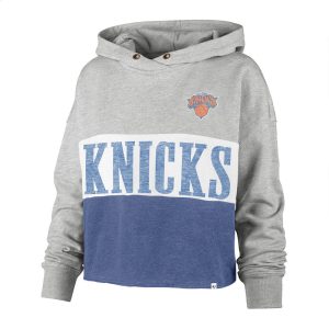 Women's 47 Brand Knicks Lizzy Cut Off Hood