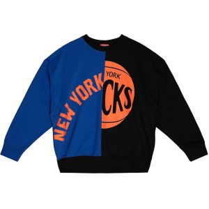 Women's Mitchell & Ness Knicks Big Face Crew 5.0