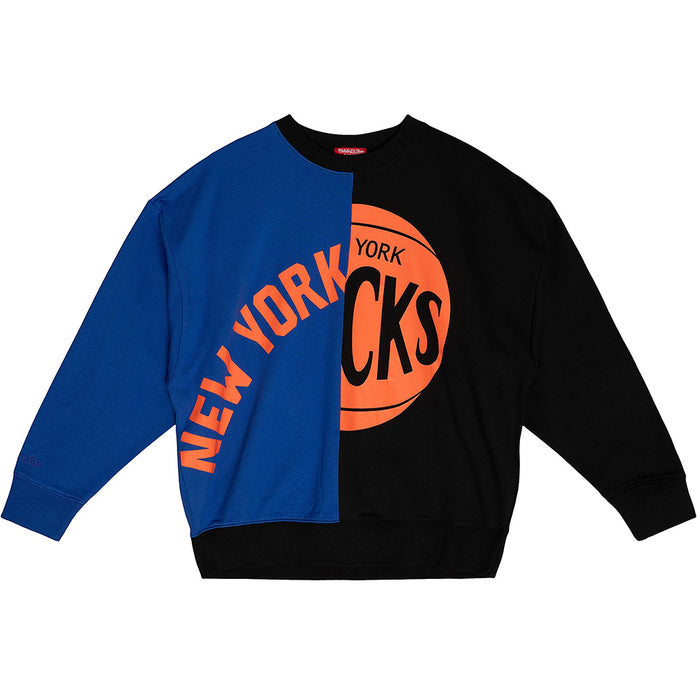 Women's Mitchell & Ness Knicks Big Face Crew 5.0
