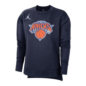 Women's Nike Knicks 22-23 Statement Crewneck Sweater