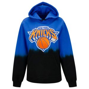 Women's FISLL Knicks Black Dip Dye Hoodie