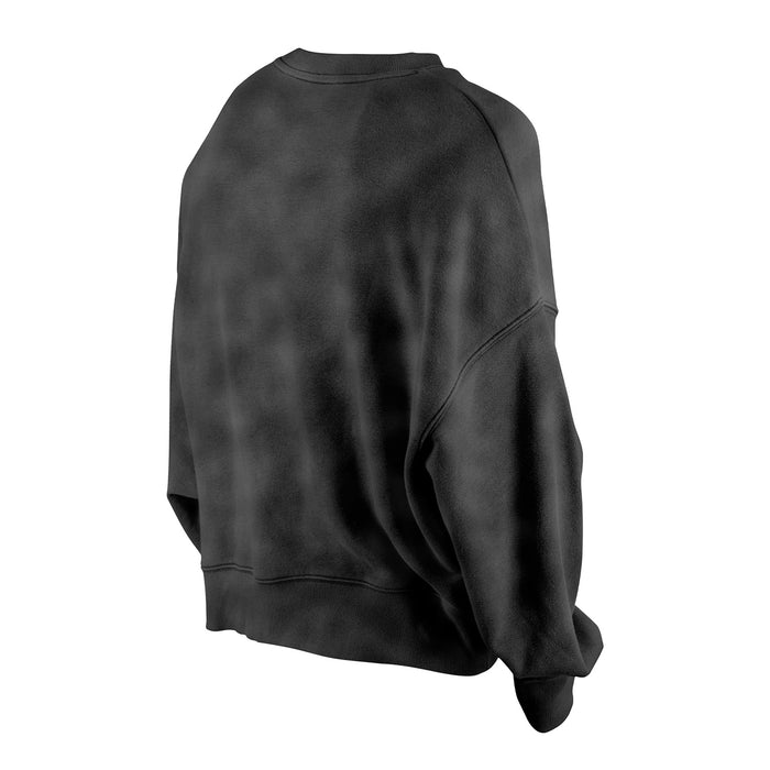 Women's New Era Knicks Throwback Washed Black Crew - Image 4