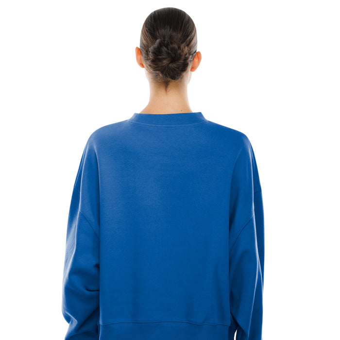 Women's New Era Knicks Leisure Royal Crew - Image 2