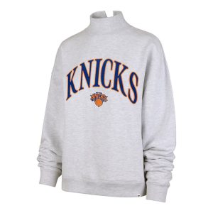 Women's '47 Brand Knicks Vantage Mock Neck Pullover