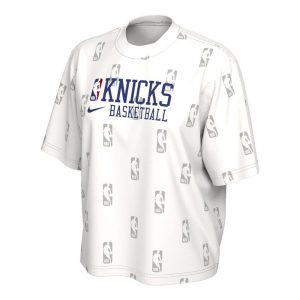 Women's Nike Knicks Courtside Boxy Tee