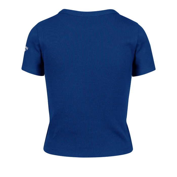 Women's '47 Brand Knicks Spirited Baby Rib Tee - Image 2