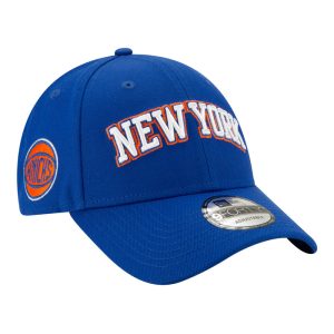New Era Knicks Wordmark Royal 9FORTY Adjustable Hat