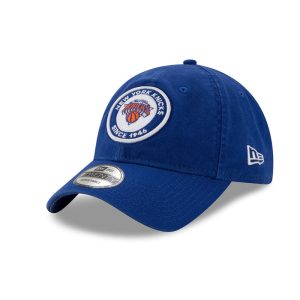 New Era Knicks 9TWENTY Circle Patch Adjustable Hat