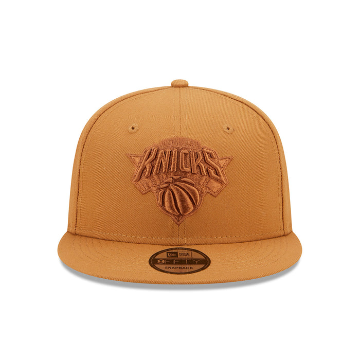New Era Knicks Light Bronze Snapback Hat - Image 4
